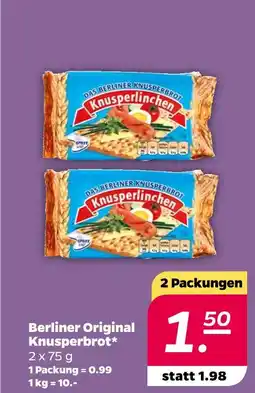 NETTO Berliner original knusperbrot Angebot