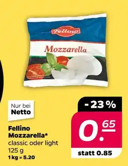 NETTO Fellino mozzarella Angebot