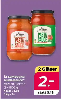 NETTO La campagna nudelsauce Angebot