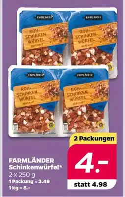 NETTO Farmländer schinkenwürfel Angebot