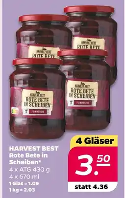 NETTO Harvest best rote bete in scheiben Angebot