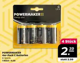 NETTO Powermarker 4er-pack c batterien Angebot