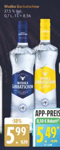 Marktkauf Wodka gorbatschow wodka gorbatschow Angebot