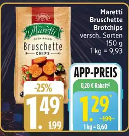 Marktkauf Maretti bruschette brotchips Angebot