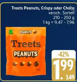 Marktkauf Treets peanuts crispy Angebot