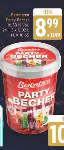 Marktkauf Berentzen party becher Angebot