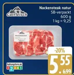 Marktkauf Gutfleisch nackensteak natur Angebot