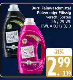 Marktkauf Burti feinwaschmittel pulver Angebot