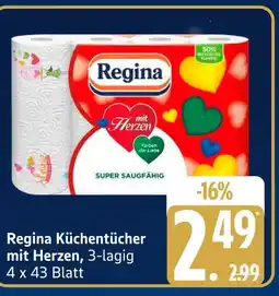 Marktkauf Regina küchentücher mit herzen Angebot