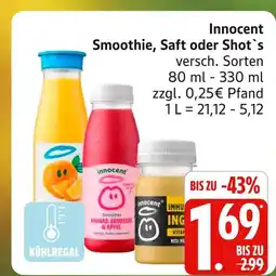 Marktkauf Innocent smoothie Angebot