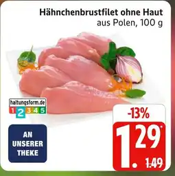 Marktkauf Hähnchenbrustfilet ohne haut Angebot