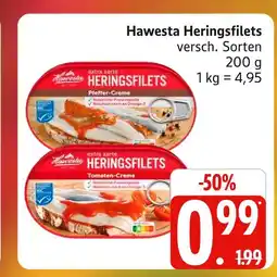 Marktkauf Hawesta heringsfilets pfeffer-creme Angebot