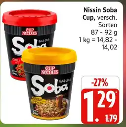 Marktkauf Cup noodles nissin soba cup Angebot