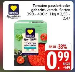Marktkauf Edeka herzstücke tomaten passiert oder gehackt Angebot