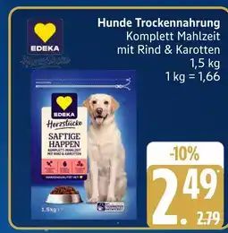 Marktkauf Edeka herzstücke saftige happen komplett-mahlzeit mit rind & karotten Angebot