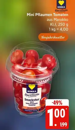 Marktkauf Edeka herzstücke snackster rote mini pflaumen-tomaten Angebot