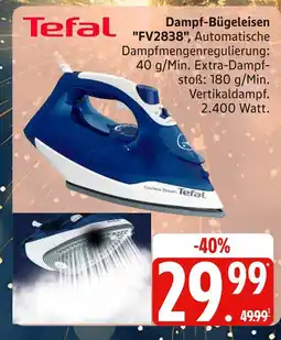 Marktkauf Tefal dampf-bügeleisen fv2838 Angebot