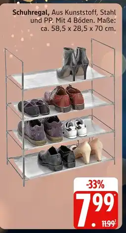 Marktkauf Schuhregal Angebot