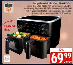 Marktkauf Star doppelheissluftfritteuse fr-6963em Angebot