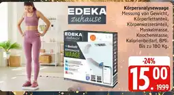 Marktkauf Edeka zuhause bluetooth körperanalysewaage Angebot