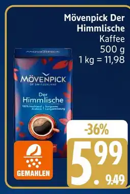 Edeka Mövenpick der himmlische kaffee Angebot