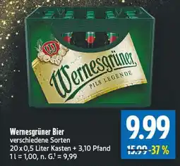 diska Wernesgrüner pils legende Angebot