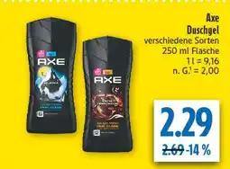diska Axe duschgel alaska Angebot