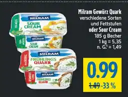 diska Milram gewürz quark Angebot