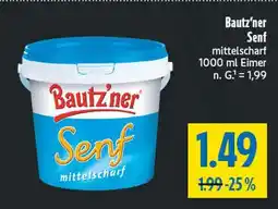 diska Bautz'ner senf mittelscharf Angebot
