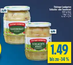 diska Thüringer landgarten sauerkraut Angebot