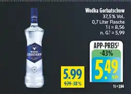 diska Wodka gorbatschow wodka gorbatschow Angebot