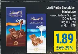 diska Lindt zartbitter Angebot