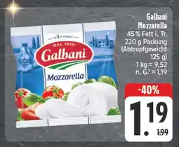 E-Center Galbani mozzarella Angebot