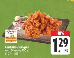 E-Center Geschnetzeltes gyros Angebot