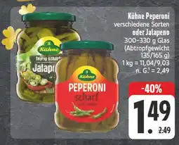 E-Center Kühne peperoni scharf Angebot