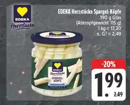 E-Center Edeka herzstücke spargel-köpfe Angebot