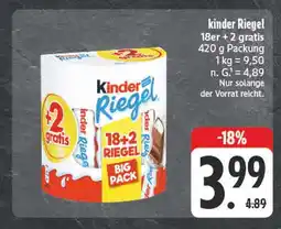 E-Center Kinder riegel Angebot