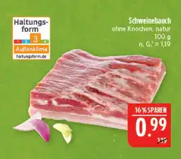 Marktkauf Schweinebauch Angebot