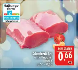 Marktkauf Schweinerücken ohne knochen Angebot