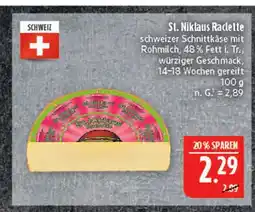 Marktkauf St. niklaus raclette Angebot