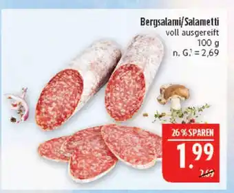 Marktkauf Bergsalami Angebot
