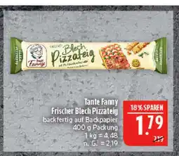 Marktkauf Tante fanny frischer blech pizzateig Angebot