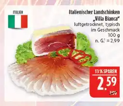 Marktkauf Villa bianca italienischer landschinken Angebot