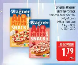 Marktkauf Wagner air fryer snack mozzarella Angebot