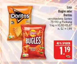 Marktkauf Lays bugles oder doritos Angebot