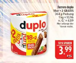 Marktkauf Ferrero duplo Angebot