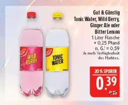 Marktkauf Gut & günstig tonic water Angebot