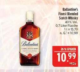 Marktkauf Ballantine's finest blended scotch whisky Angebot