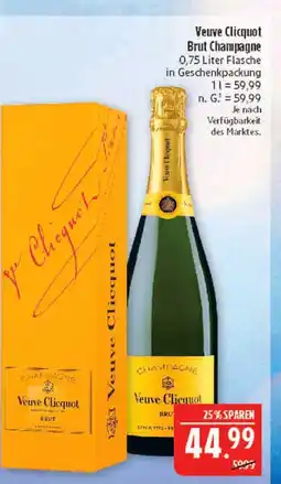 Marktkauf Veuve clicquot brut champagne Angebot