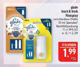Marktkauf Glade touch & fresh minispray Angebot